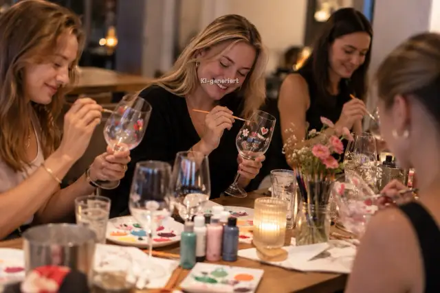 Weinglas Paint & Social | Socialhood Creations